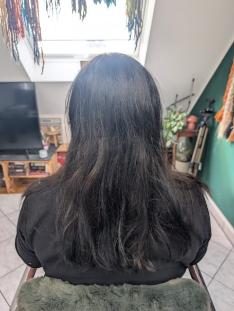 before temporary dreadlocks